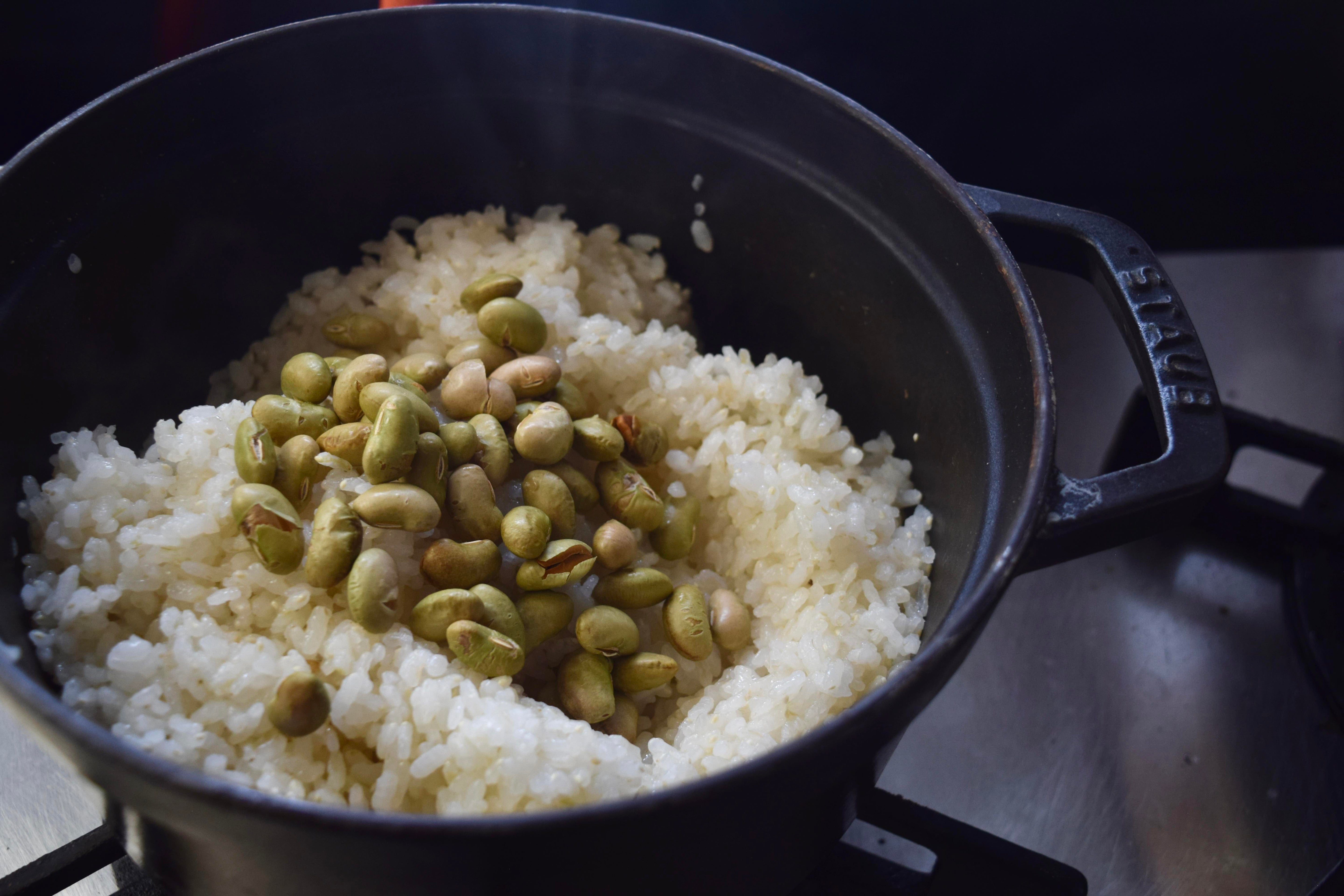 青大豆の炒り豆